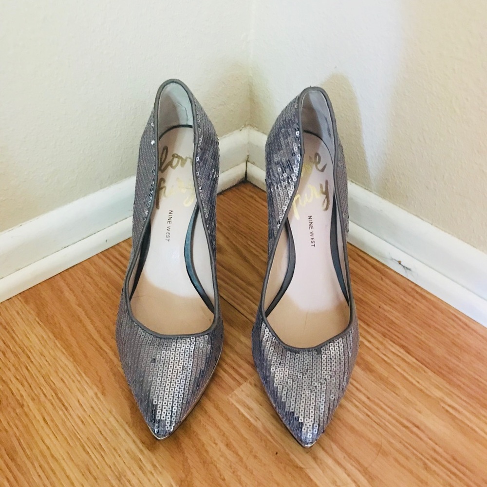 Nine West Love Fury Sequined High Heels